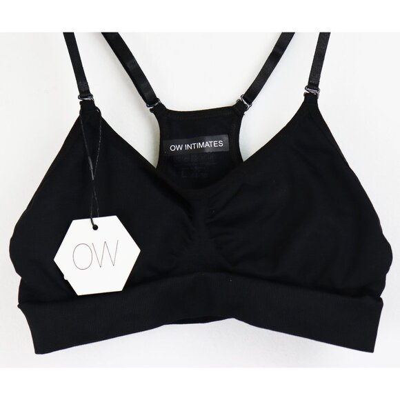 NWT OW‎ Intimates Asta Shapewear Racerback Unpadded Bralette Bra Black Large - Picture 7 of 10